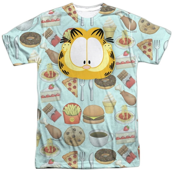 Garfield Men's Cat Food Sublimation T-shirt White
