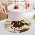 thumbnail image 5 of GZHJMY Pot Holders Trivets Set 3 Pcs Cotton Thread Weave Hot Pads for Hot Dishes/Pot/Bowl/Teapot/Hot Pot Holders,15In,Western Desert Cowboy, 5 of 6