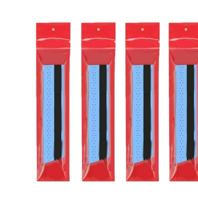 4 Pcs Sangles de Poignée de Tennis Antidérapantes et Absorbant la Sueur pour Raquettes de Badminton