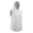 thumbnail image 1 of PENGXIANG Été Hommes Running Veste à Capuche Réservoir Sans Manches T-shirts de Sport de Remise en Forme, 1 of 3