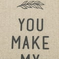 thumbnail image 4 of You Make My Heart Smile Framed Under Glass on Burlap 12x15, 4 of 4