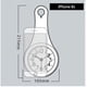 thumbnail image 5 of Reloj de pared con ventosa para baño, silencioso, impermeable y antivaho, azul, 1 unidad, 5 of 5