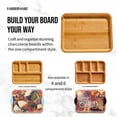thumbnail image 6 of Farberware Build-a-Board Bamboo Charcuterie Board, Single Compartment, 11x14, Navy, 6 of 15