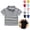 Dark Gray, variant on Toddler Polo Shirts Summer Back To School School Uniform Short Sleeve Comfortable Casual Lapel Collar T Shirts(Yellow,9-10 Years)