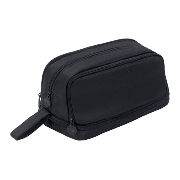 Estuche grande con 4 compartimentos, de color sólido, organizador multifuncional para material escolar, arte y maquillaje, fácil de limpiar para los estudiantes