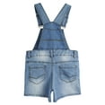 thumbnail image 2 of KIDSCOOL SPACE Baby Boy Girl Jean Shorts,Toddler Denim Cute Summer Shortalls,Light Blue,2-3 Years, 2 of 7