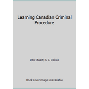 Learning Canadian Criminal Procedure [Paperback - Used]