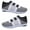 Black, variant on 1 Pair Striped Elastic Lightweight Sports Shoes Woman Knitted Slip On Sneakers for Gym