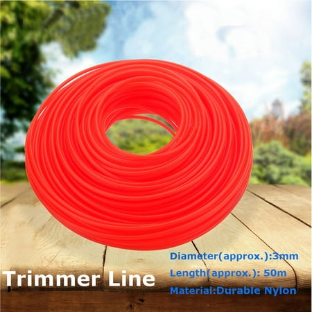 3mmX50M Nylon Trimmer Line Whipper Snipper Cord Wire Brush Cutter