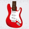 thumbnail image 4 of Solid Body Electric Guitar with Maple Neck & Rosewood Fingerboard, Full Size 16" Strat Style for Beginners, Rich Tone & Easy Play, Striking Red, 4 of 6