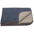 thumbnail image 3 of Furhaven Medium Waterproof Pet Blanket for Dogs, Denim, 3 of 5