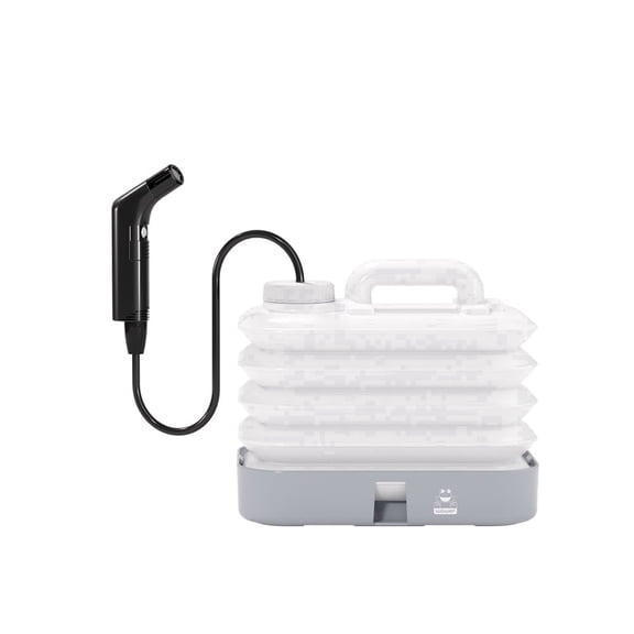 WOWER 10L Portable Bidet Set with 2 Spray Modes for Women Men Personal Hygiene Washer Rechargeable Handheld Travel Bidet Sprayer Muslim Shower for Toilet, Bathroom,Camping, RV, Outdoor & Home