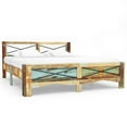 thumbnail image 1 of vidaXL Bed Frame Solid Reclaimed Wood 180x200 cm Super King, 1 of 5