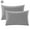 Gray, variant on Luxtrada Set of 2 Premium 1800 Ultra-Soft Polyester Pillowcase Set with Envelope Closure Pillow Cover for Home Bedroom Hotel Travel (Queen Size,Coffee)
