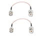 thumbnail image 1 of Conjunto de Cable coaxial NikouMX 2 piezas Cable de puente M hembra a BNC macho, 1 of 8
