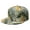 Palm, variant on Palm Leaf Print Snapback Hat - Adjustable Flat Brim Cap for Men Women | Aloha Pattern