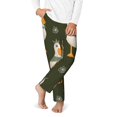 thumbnail image 2 of Xecao Mallard Ducks Wild Birds Print Teenagers' Pajama Pants Long Sleep Pants Soft Elastic Waist Pajama Bottoms Elastic waist with 2 Pockets 5-16 Years-Large, 2 of 6