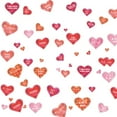 thumbnail image 3 of Valentine's Day Window Clings Set Conversation Heart Window Stickers Love Decals Heart Window Decorations for Valentine's Day Home (Red Plaid Color), 3 of 9