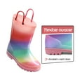 thumbnail image 5 of Bocca Kids Colorful Rain Boots for Toddler Girls Sizes 11, 5 of 6