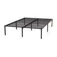 thumbnail image 1 of Base de cama matrimonial Nooz metálica alta y durable negro Matrimonial, 1 of 6