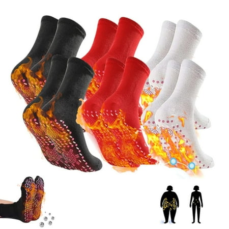 

YDKZYMD Womens Heated Socks Warm Winter Thick Athletic 1 Pair Socks Soft Crew Socks Gifts For Women