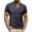 Dark Blue, variant on Men's Solid Colour Casual Short Sleeve T Shirt, Polyester, Lightweight, Slim Fit, Suitable for Various Occasions, Sizes S XXL