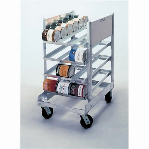 Prairie View CR072C Mobile Half Size Can Racks- 48 x 25 x 36 in.