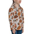 thumbnail image 3 of Kdxio Pinecone Autumn Pattern Pattern Boys Athletic Unisex Boys Girls Hoodie with Pocket Sweatshirts-Large, 3 of 6