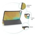 thumbnail image 2 of Allytech for iPad 10th Gen 2022 Case 10.9 inch, Bulit-in Pencil Holder Trifold Viewing & Typing Stand Case Hard PC and PU Leather Shockproof Smart Case for iPad 10.9" 2022, Green + Yellow, 2 of 5