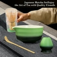 thumbnail image 5 of Blekii Matcha Tea Set – Ceramic Bowl, Whisk & Holder for Traditional Japanese Tea, Ideal for Beginners Matcha tea set 5 pieces, 5 of 7