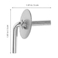 thumbnail image 2 of Raindrops 2pcs Fan Mounting Fasteners Silver Iron To Ensure Stability Maintenance Workers Repair, 2 of 8