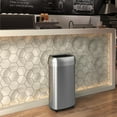 thumbnail image 4 of 16 Gal Oval Open Top Kitchen Trash Can Recycling Bin with Wheels and Double Odor Filters, 4 of 7
