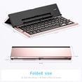 thumbnail image 3 of Tri-Folding Portable Bluetooth Keyboard, Slim Aluminum Alloy for Travel & Work, Compatible with iPad Pro/Air, iPhone, Android Tablets, Windows/Mac Laptops, 3 of 7
