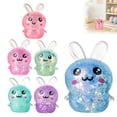 thumbnail image 4 of Clearance!Squishy Bunny Sugar Stress Balls, Bunny Sugar Ball Fidget Toys, Glitter Rabbit Squishy Toys for Adults, Kawaii Rabbit Sensory Squishies, Easter Basket Stuffers, 4 of 8