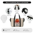 thumbnail image 3 of Travel Duffle Bag - Basketball Shot Weekender Bags for Women/Men with Adjustable Straps Shoulder Bag Crossbody Tote Bag for Travel, Gym, Yoga, 3 of 5