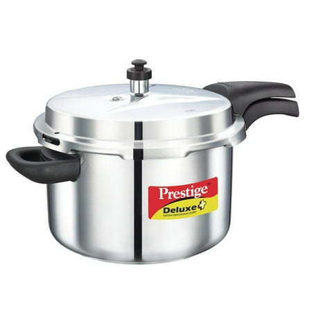 Cooks healthy, flavorful meals 3 to 10 times faster than ordinary cooking methods--saving time, energy, and money. This deluxe 8-quart Presto® pressure cooker is made of luxurious stainless steel with a tri-clad base that features a layer of aluminum between two layers of stainless steel for quick, even heating/5().