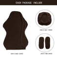 thumbnail image 3 of Funda para silla de juego SARAFLORA Brown X-Large Stretch Fit, 3 of 7