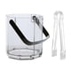 thumbnail image 2 of Cubo de hielo pequeño, cubo para enfriar bebidas, multifuncional transparente con clip para hielo, cubo para vino para bar, boda, fiesta, 2 of 8