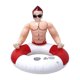 thumbnail image 1 of Inflatable Swimming Ring Funny Pool Float for Swimming Pool Summer Vacation, 1 of 5