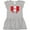 AC-Heather Grey, variant on Inktastic Peruvian Soccer Girls Toddler Dress