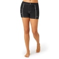 thumbnail image 2 of Free Country Women's Woven Stretch Swim Short Black Large, 2 of 4