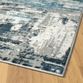 thumbnail image 4 of Luxe Weavers Modern Abstract Distressed Blue 5x7 Area Rug for Living Rooms and Bedrooms, 4 of 11