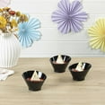thumbnail image 3 of Restaurantware-5 Ounce Inch Serving Bowls, 100 Disposable Appetizer Bowls - Incline Design, Round, Black Plastic Snack Bowl, Durable, For Weddings Birthdays, And More, 3 of 10