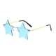 thumbnail image 3 of Gafas de sol para adultos Fernando forma de estrella Hippie Streetwear protección UV400 azul, 3 of 8