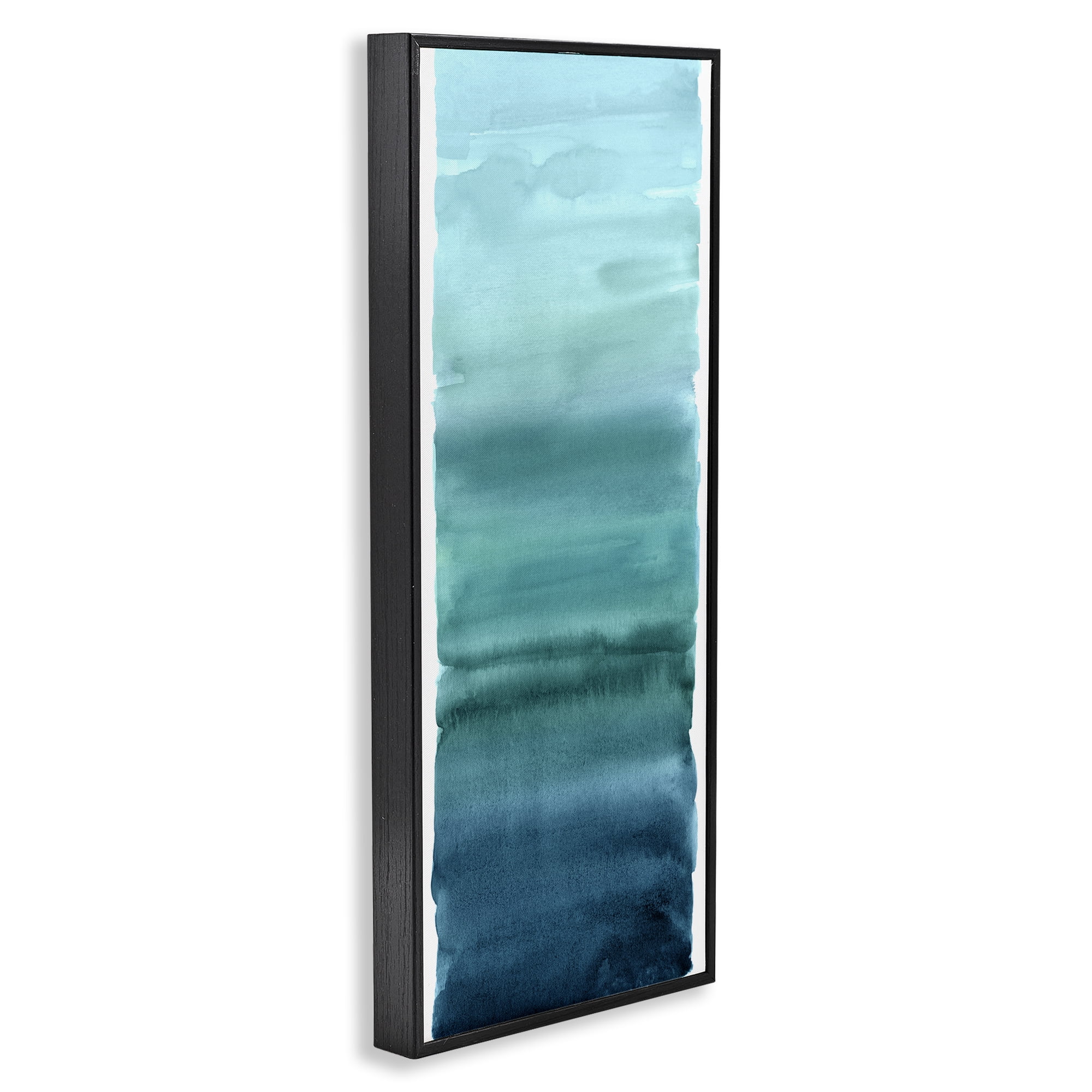 Stupell Industries Cerulean Blend Gradient Black Framed Giclee Art, design by Allie Corbin