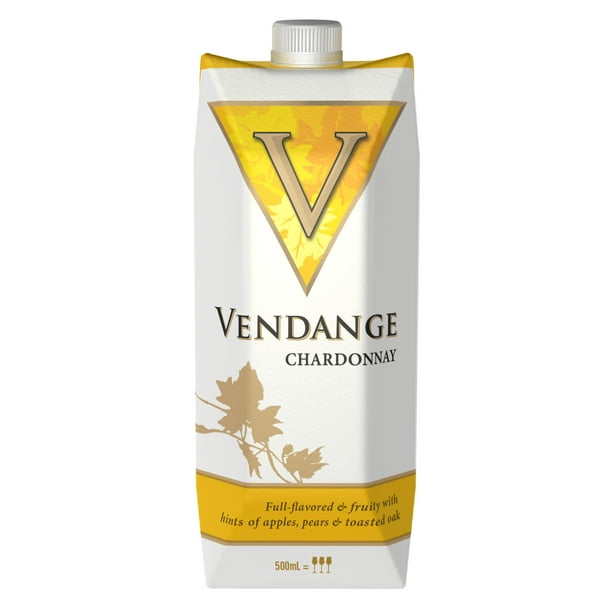Vendange Chardonnay, White Wine, 500 mL Go Pack