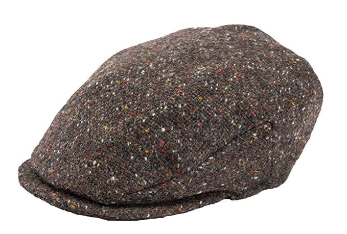 irish rainbow tweed cap