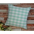 thumbnail image 2 of Aiking Home ( 2-Pack ) Picnic Checkered Pattern Home Decorative Throw Pillow Covers, 100% Polyester, 18"x18", Ice Mint/White, 2 of 5