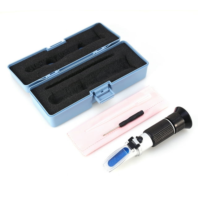 Refractómetro de glicol para baterías de automóviles, anticongelante, refrigerante de motor, herramienta de prueba RHA-503ATC