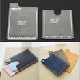 thumbnail image 3 of Card Bag Stencil Acrylic Card Model Template Crafts Tool Leather Supplies, 3 of 8